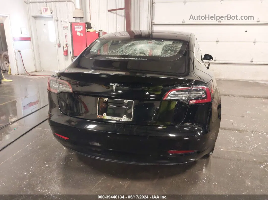 2018 Tesla Model 3 Long Range/mid Range Black vin: 5YJ3E1EA9JF031319