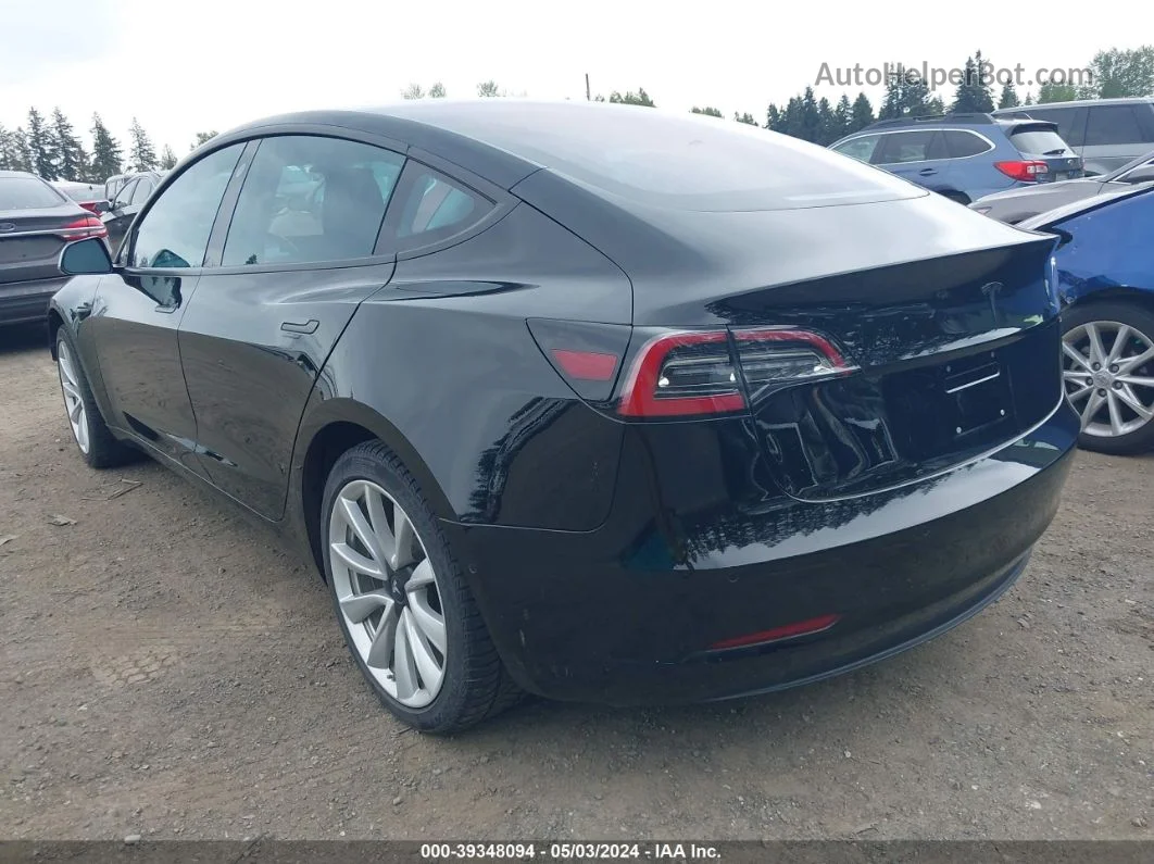 2018 Tesla Model 3 Long Range/mid Range Black vin: 5YJ3E1EA9JF032762