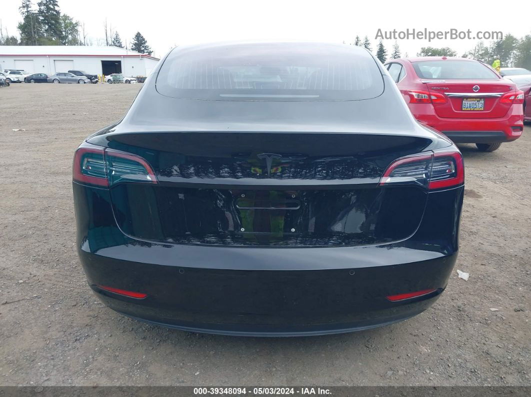 2018 Tesla Model 3 Long Range/mid Range Black vin: 5YJ3E1EA9JF032762