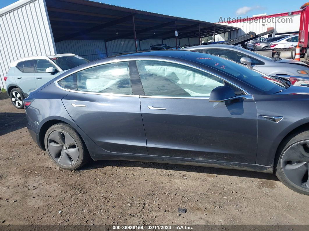 2018 Tesla Model 3 Long Range/mid Range Gray vin: 5YJ3E1EA9JF037153