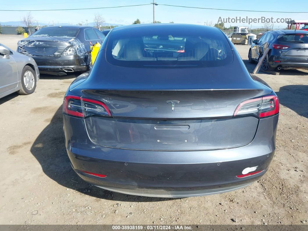 2018 Tesla Model 3 Long Range/mid Range Gray vin: 5YJ3E1EA9JF037153