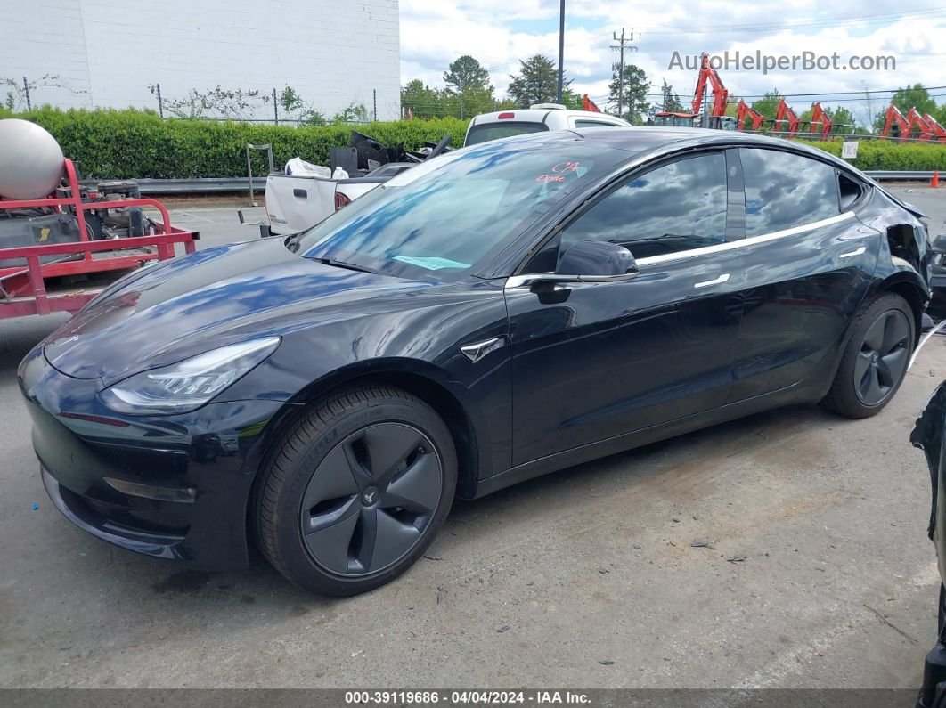 2018 Tesla Model 3 Long Range/mid Range Black vin: 5YJ3E1EA9JF041008