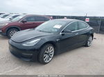 2018 Tesla Model 3 Long Range/mid Range Black vin: 5YJ3E1EA9JF042837