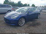 2018 Tesla Model 3 Long Range/mid Range Blue vin: 5YJ3E1EA9JF059864