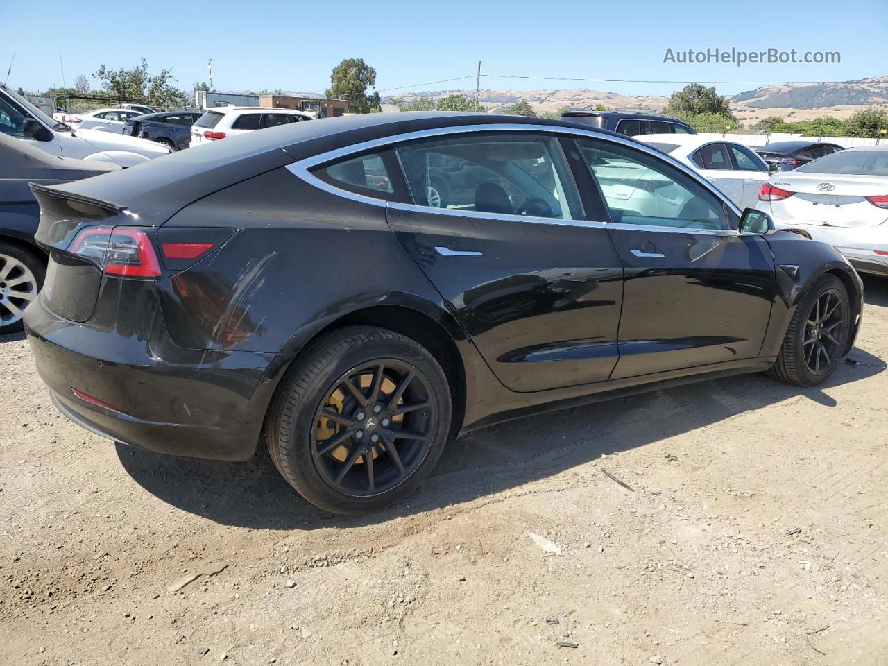 2018 Tesla Model 3  Black vin: 5YJ3E1EA9JF123093