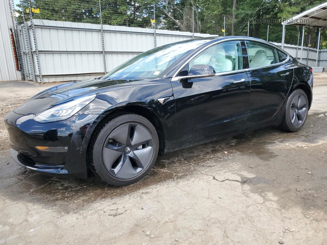 2018 Tesla Model 3  Black vin: 5YJ3E1EA9JF155185