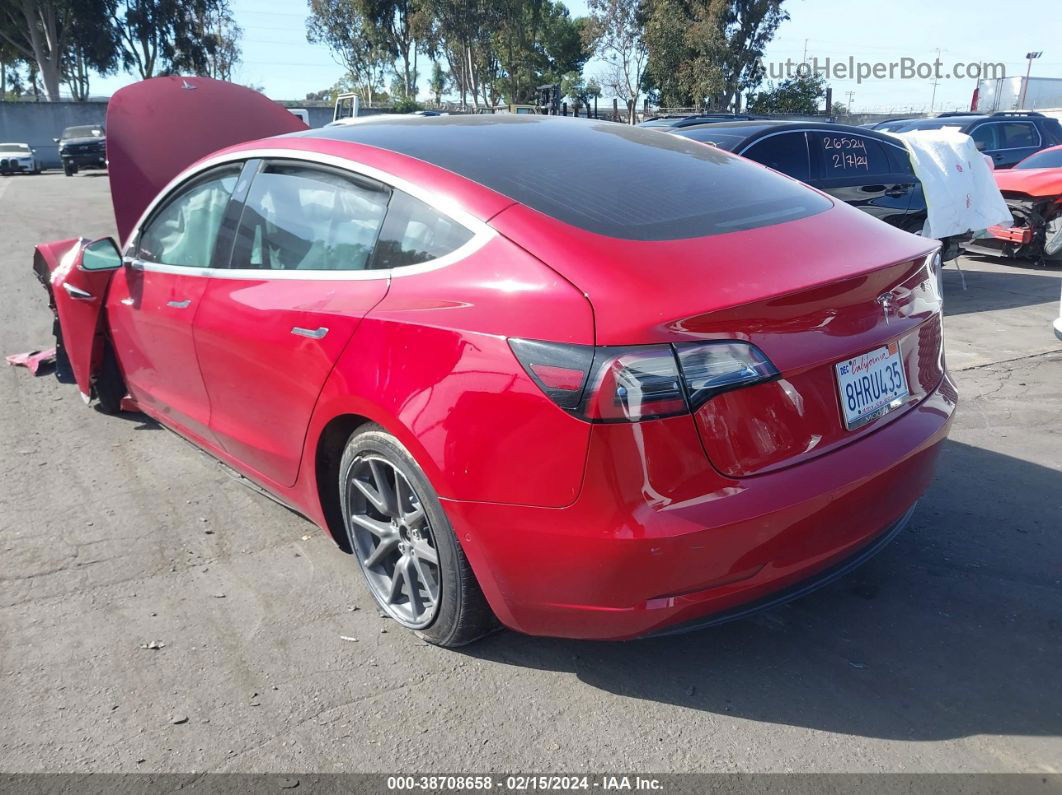 2018 Tesla Model 3 Long Range/mid Range Красный vin: 5YJ3E1EA9JF159365