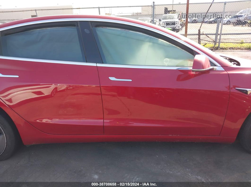 2018 Tesla Model 3 Long Range/mid Range Красный vin: 5YJ3E1EA9JF159365