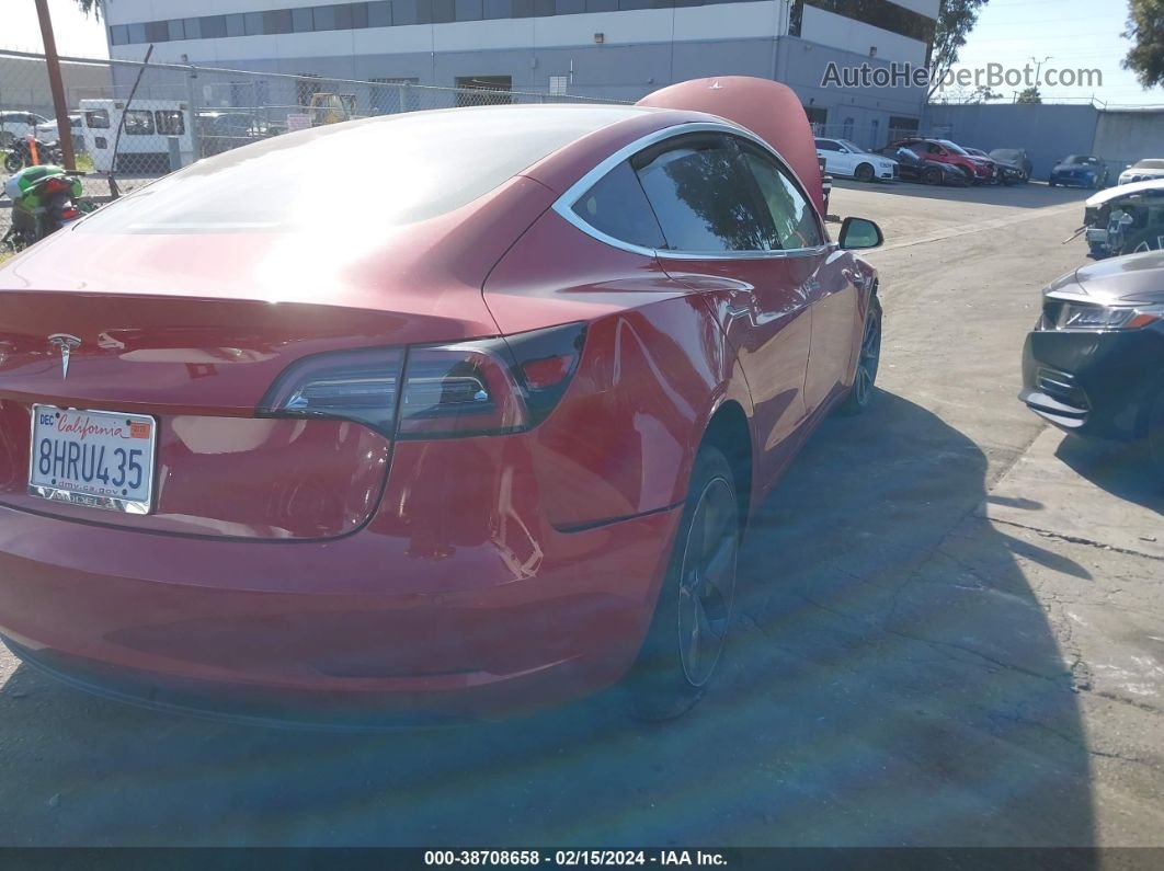 2018 Tesla Model 3 Long Range/mid Range Красный vin: 5YJ3E1EA9JF159365