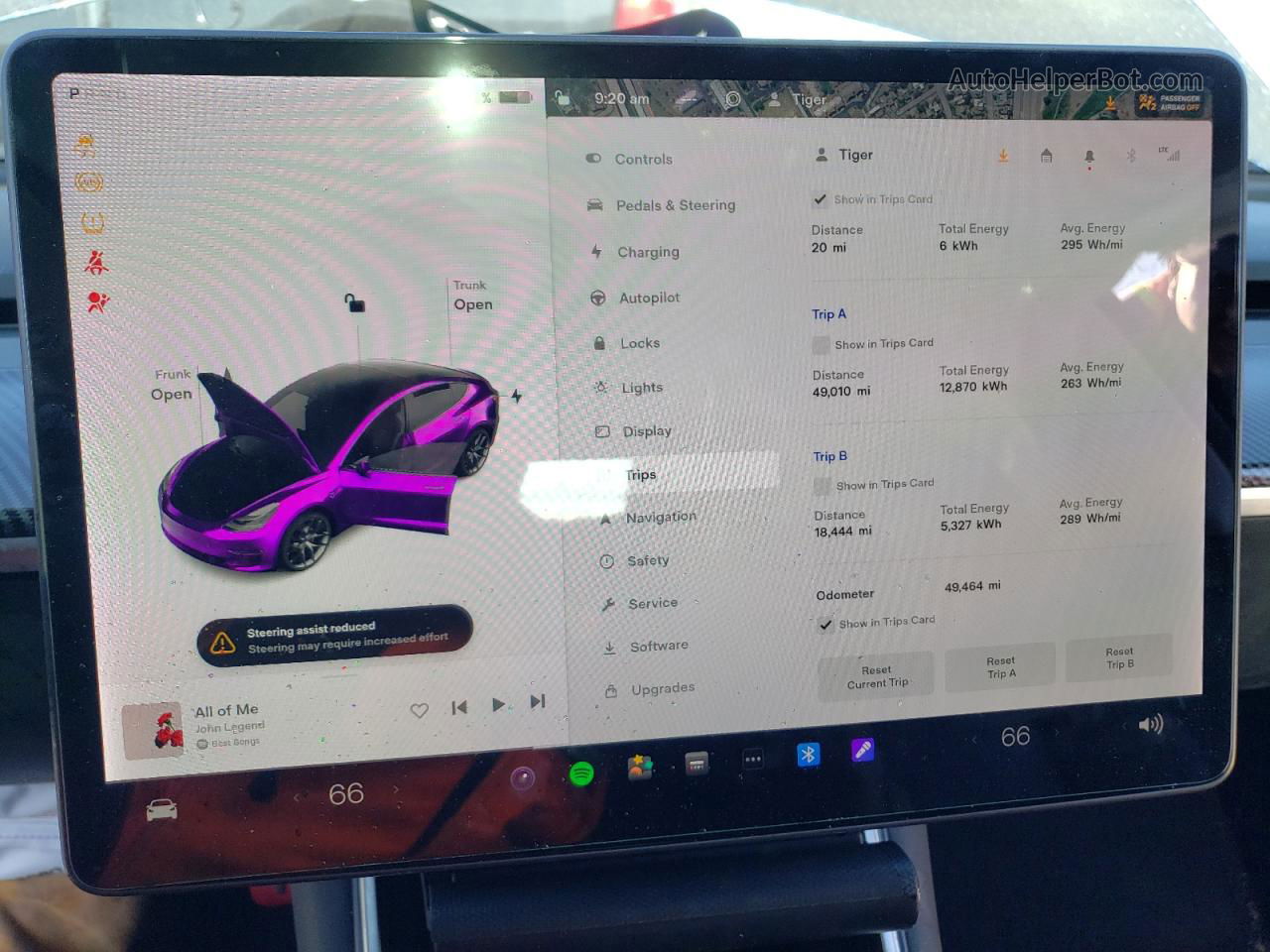 2018 Tesla Model 3  Purple vin: 5YJ3E1EA9JF160354