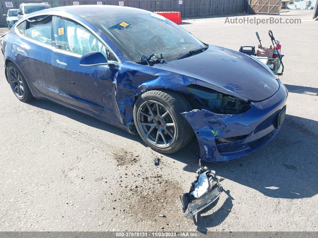 2018 Tesla Model 3   Blue vin: 5YJ3E1EA9JF161116