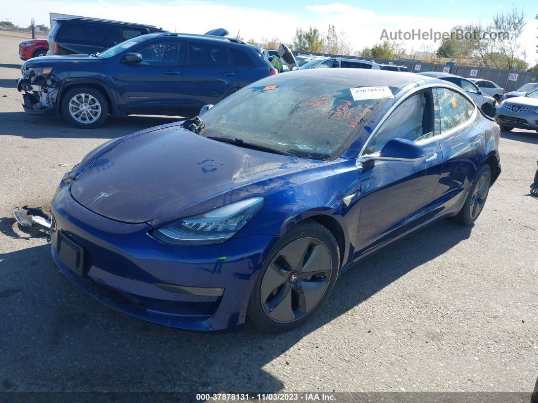 2018 Tesla Model 3   Blue vin: 5YJ3E1EA9JF161116