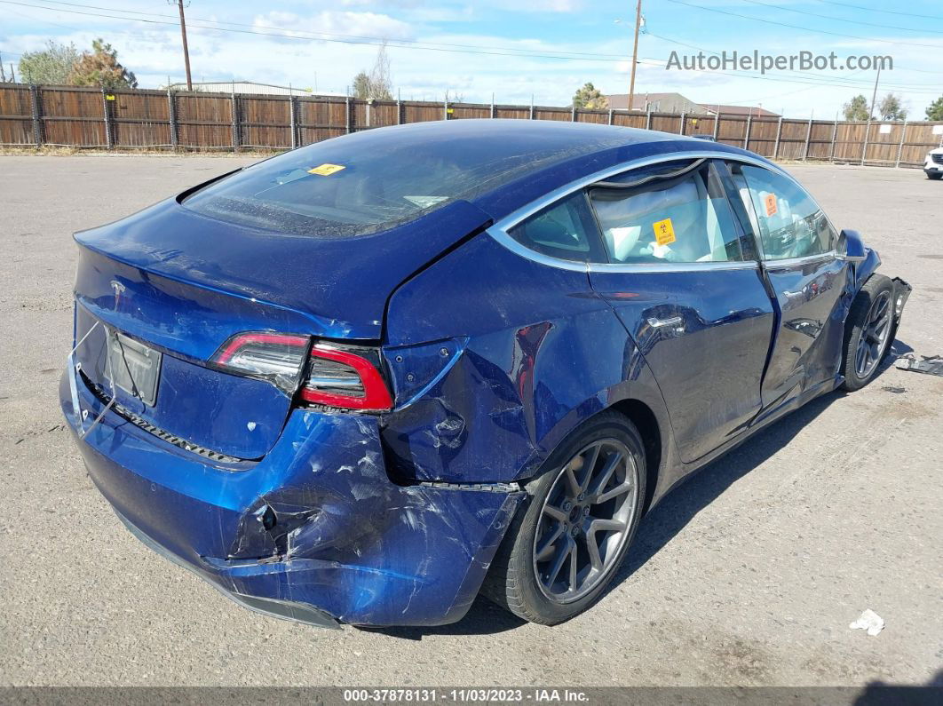 2018 Tesla Model 3   Blue vin: 5YJ3E1EA9JF161116