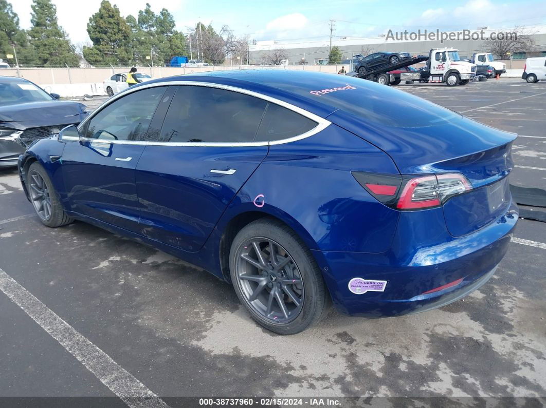 2018 Tesla Model 3   Blue vin: 5YJ3E1EA9JF168146