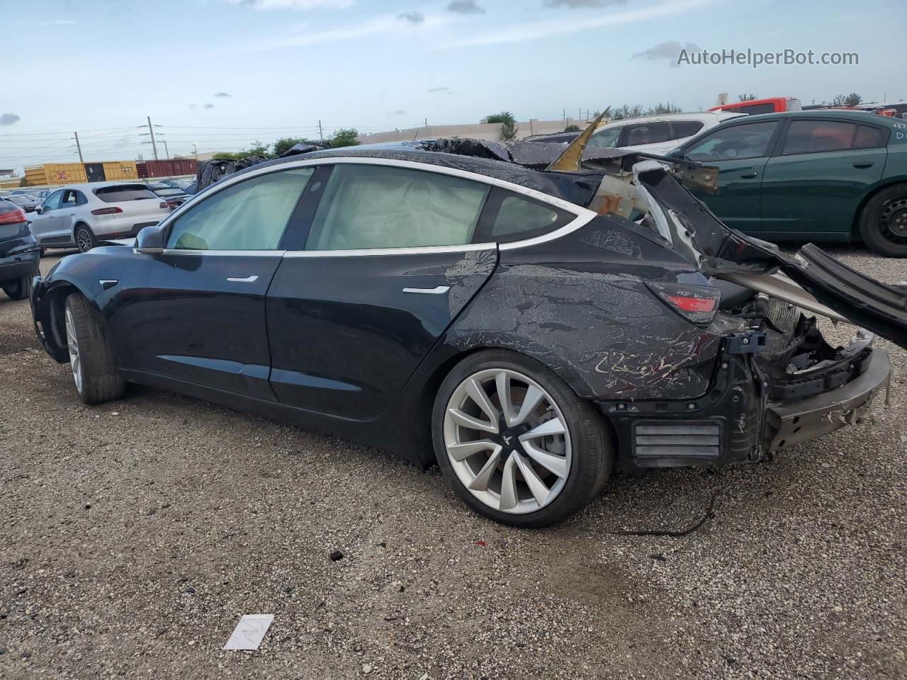 2018 Tesla Model 3  Black vin: 5YJ3E1EA9JF169894