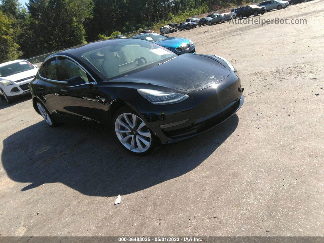 2018 Tesla Model 3 Range Battery Black vin: 5YJ3E1EA9JF177736