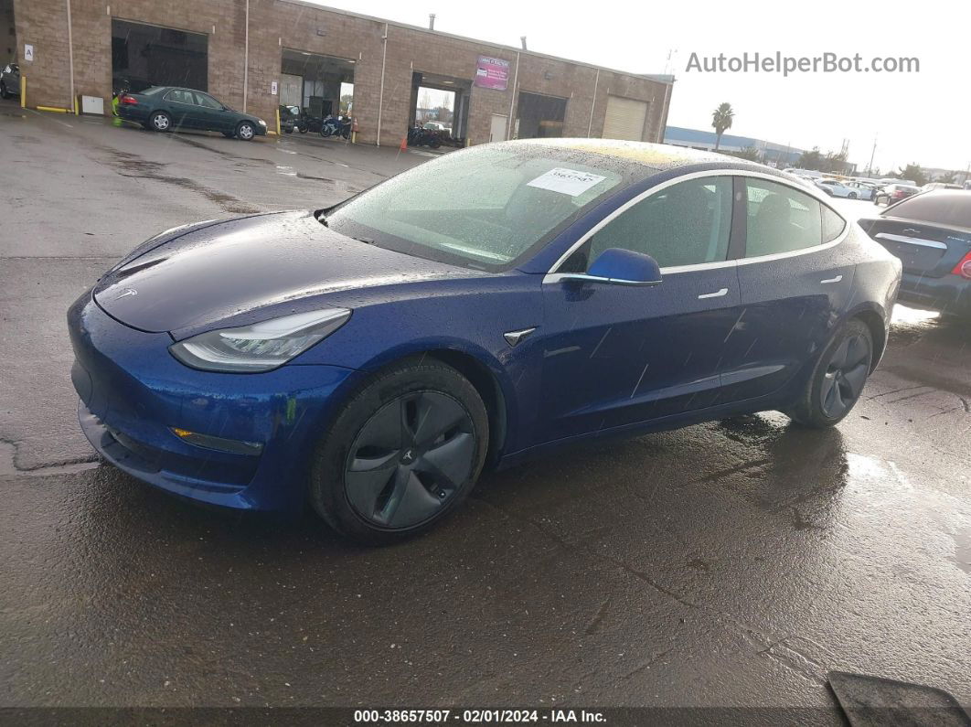 2019 Tesla Model 3   Blue vin: 5YJ3E1EA9KF299319