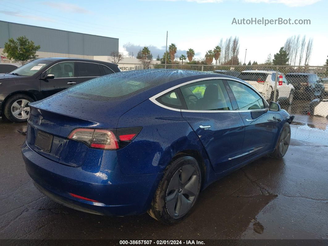 2019 Tesla Model 3   Blue vin: 5YJ3E1EA9KF299319