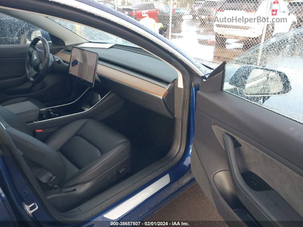 2019 Tesla Model 3   Blue vin: 5YJ3E1EA9KF299319