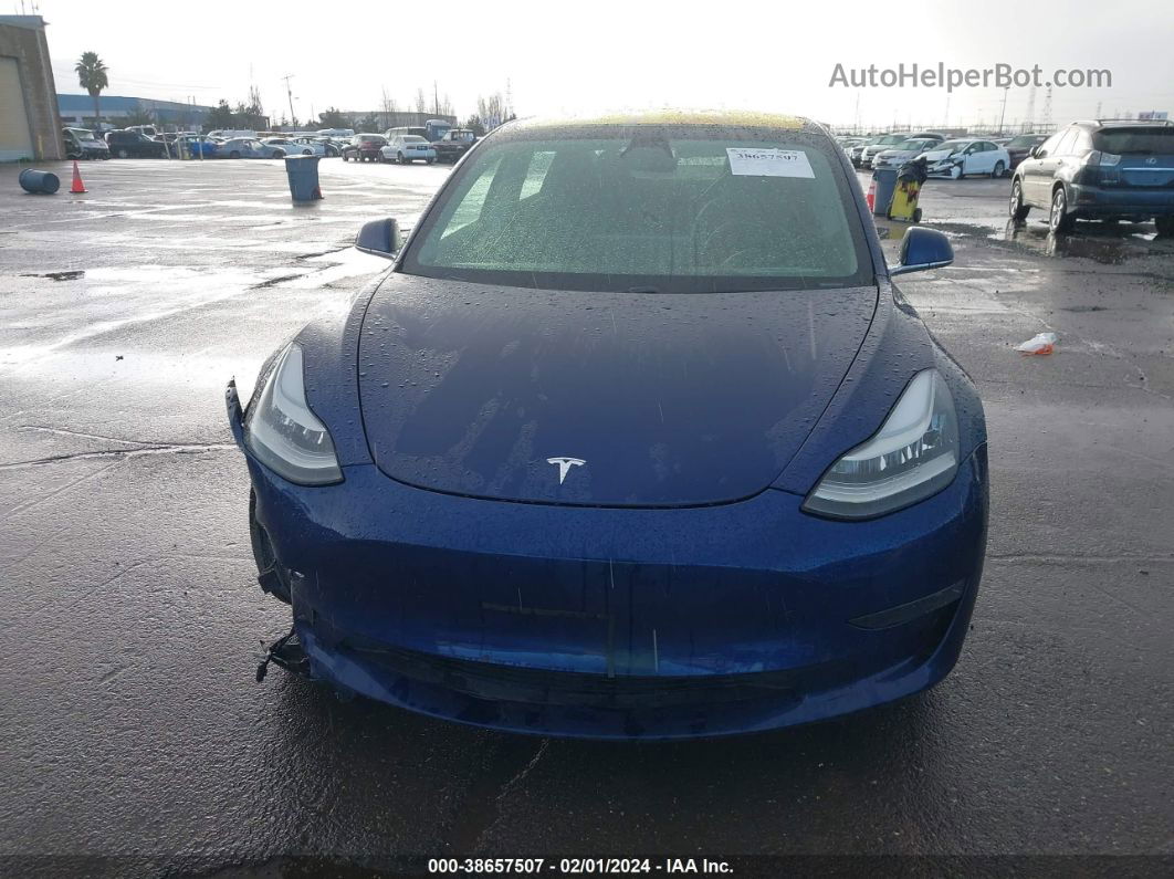 2019 Tesla Model 3   Blue vin: 5YJ3E1EA9KF299319