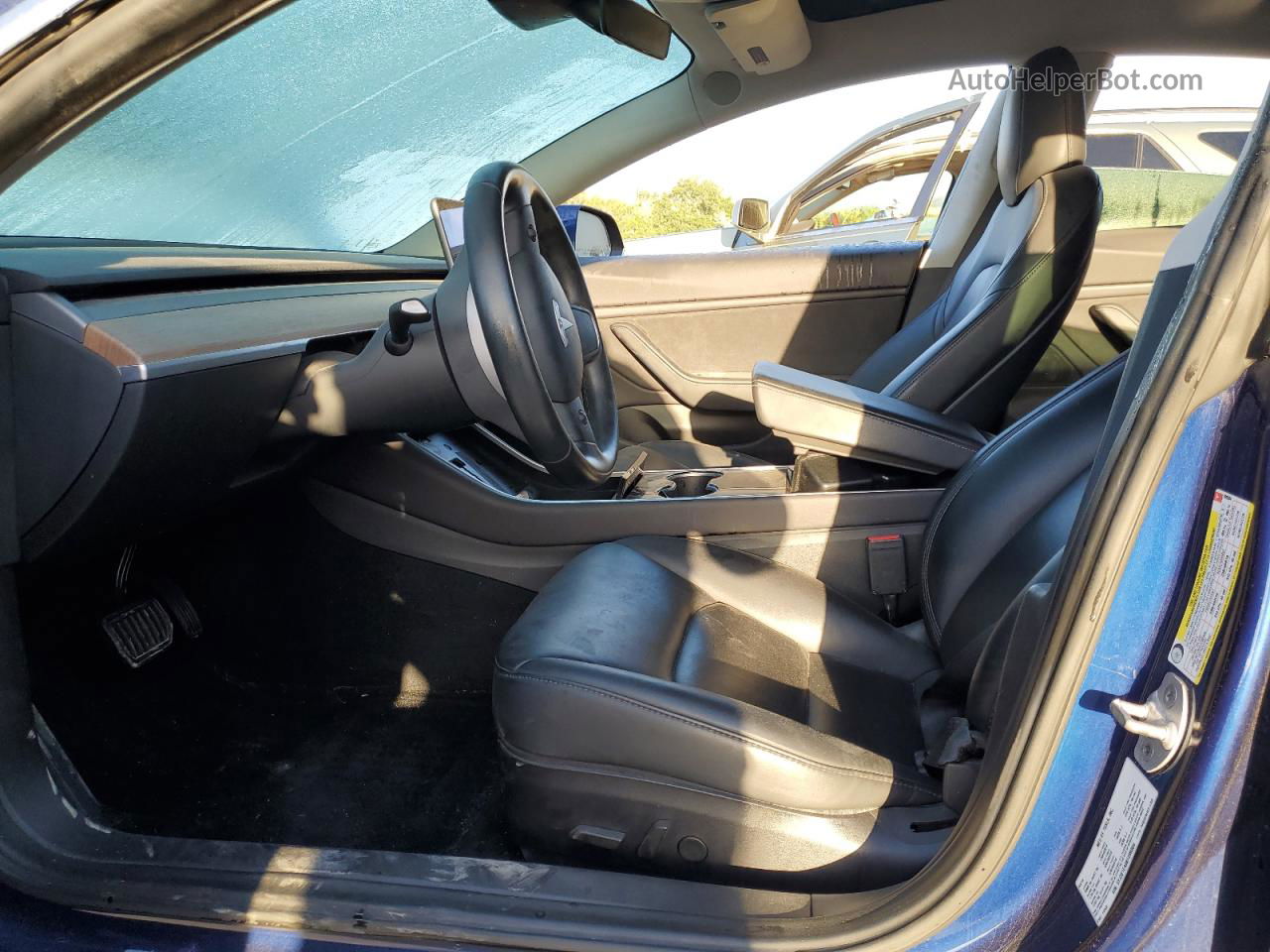 2019 Tesla Model 3  Blue vin: 5YJ3E1EA9KF299384