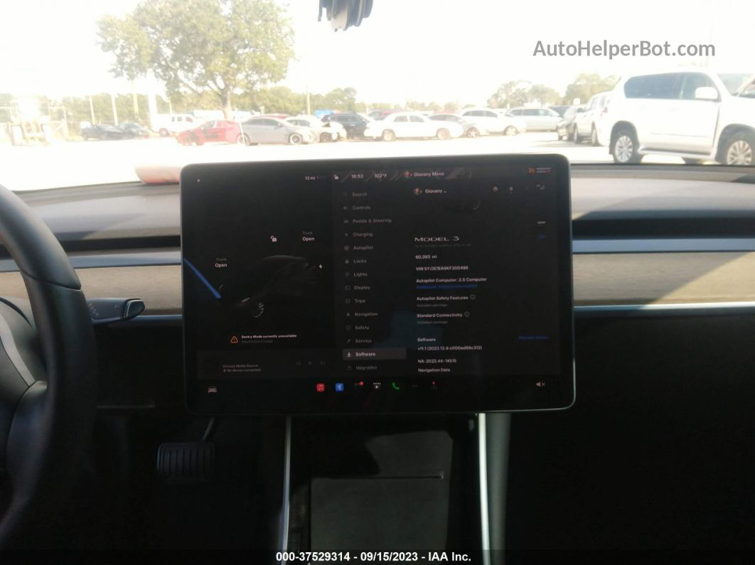 2019 Tesla Model 3 Range Black vin: 5YJ3E1EA9KF300498