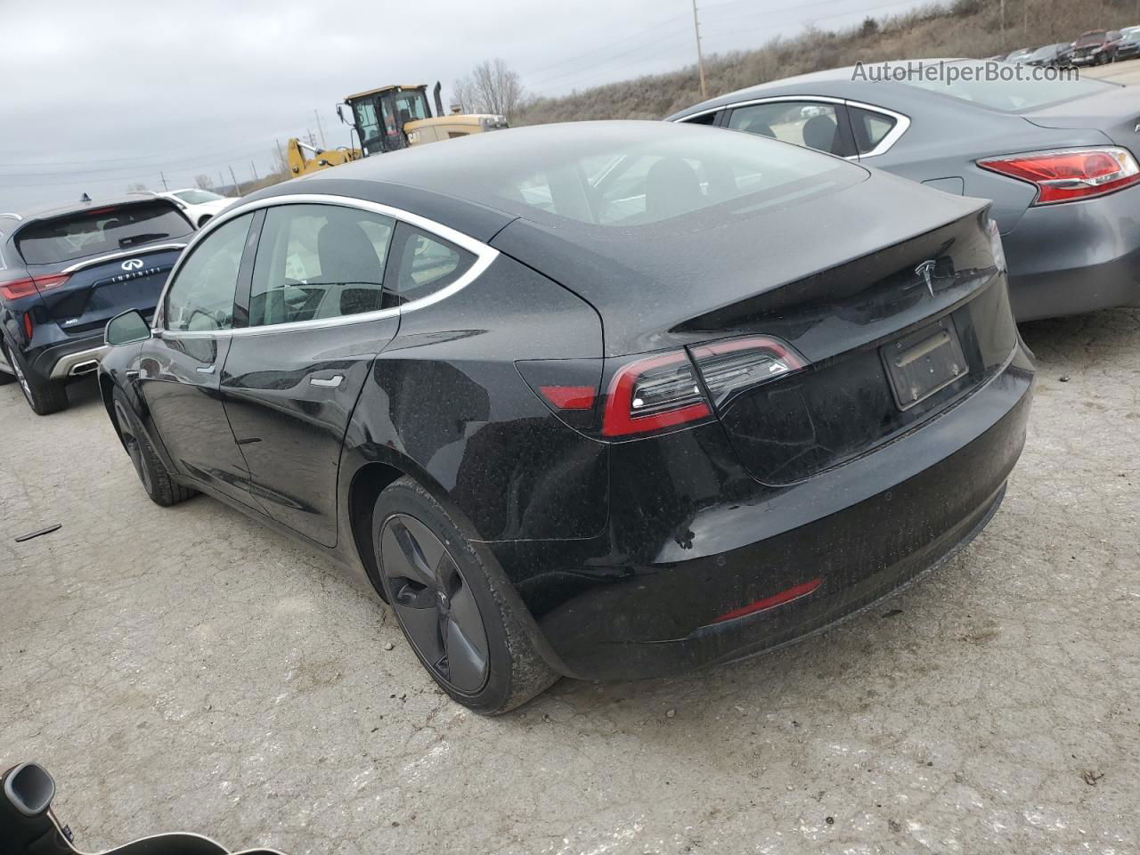 2019 Tesla Model 3  Black vin: 5YJ3E1EA9KF304583