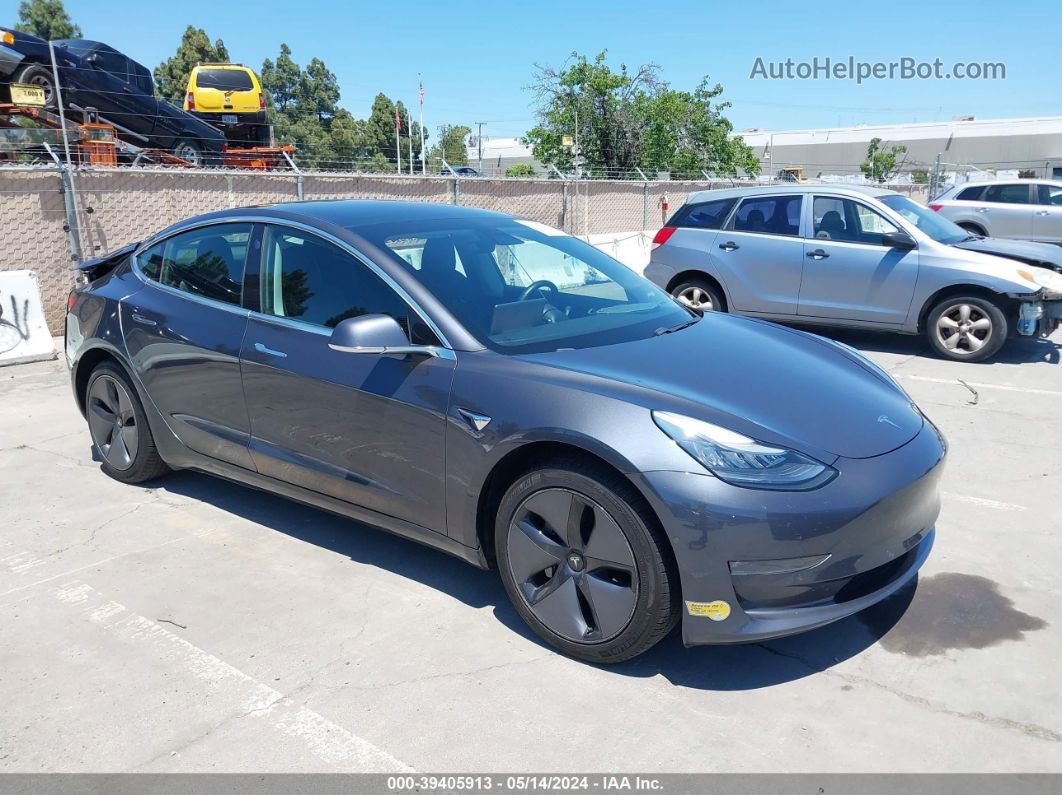 2019 Tesla Model 3 Long Range/mid Range/standard Range/standard Range Plus Gray vin: 5YJ3E1EA9KF307547