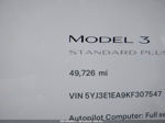 2019 Tesla Model 3 Long Range/mid Range/standard Range/standard Range Plus Gray vin: 5YJ3E1EA9KF307547