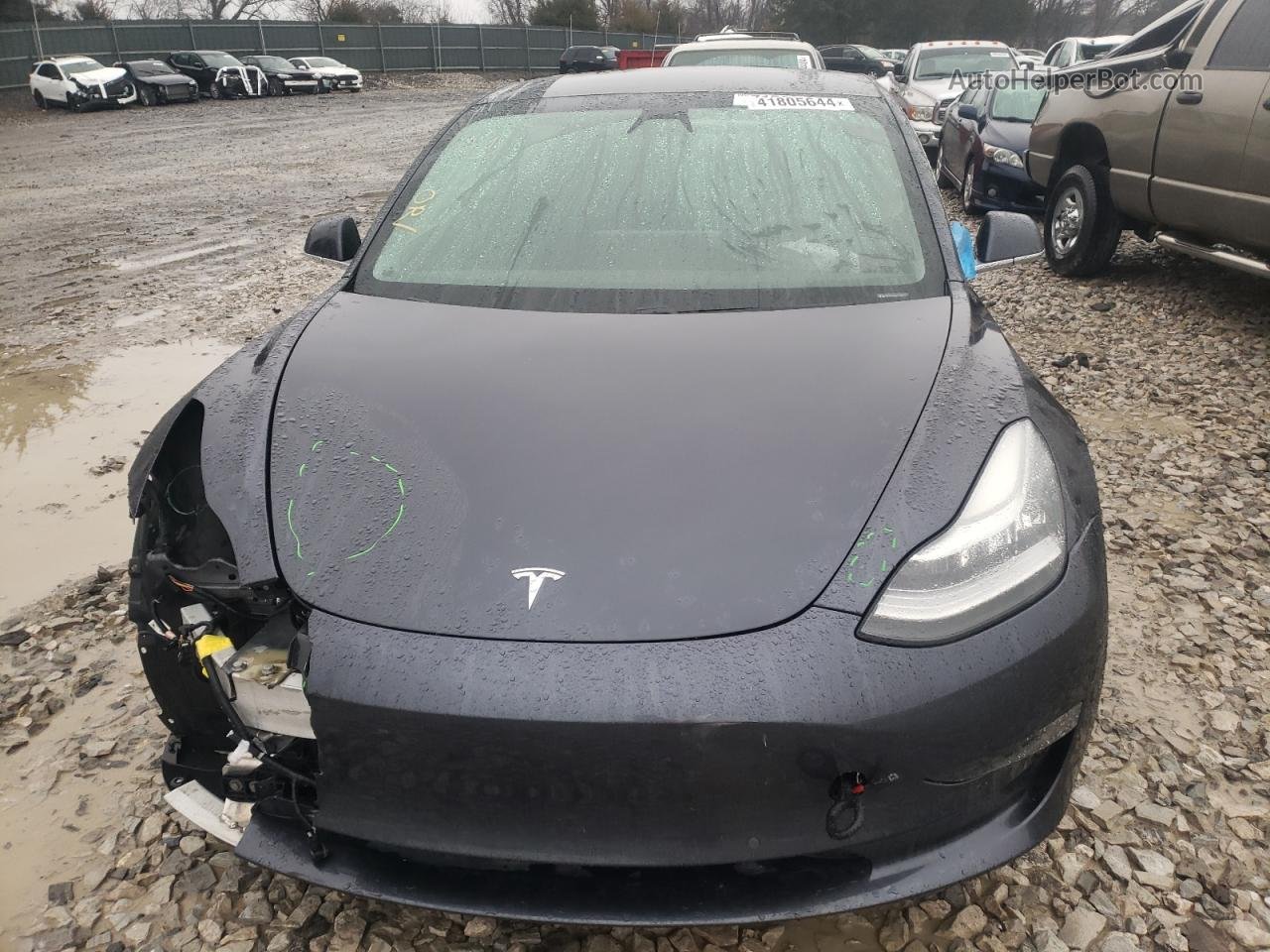 2019 Tesla Model 3  Угольный vin: 5YJ3E1EA9KF311212