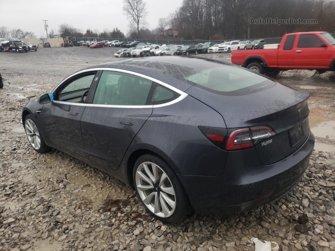 2019 Tesla Model 3  Угольный vin: 5YJ3E1EA9KF311212