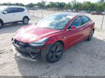 2019 Tesla Model 3 Long Range/mid Range/standard Range/standard Range Plus Red vin: 5YJ3E1EA9KF313736