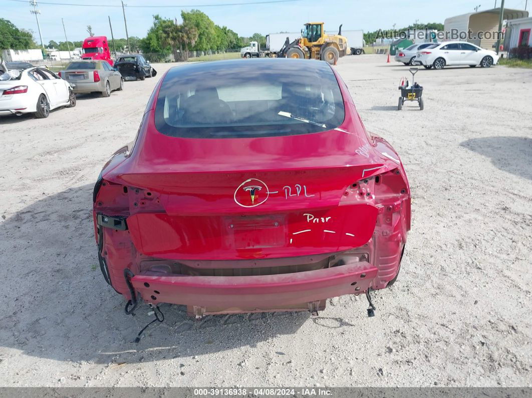 2019 Tesla Model 3 Long Range/mid Range/standard Range/standard Range Plus Red vin: 5YJ3E1EA9KF313736