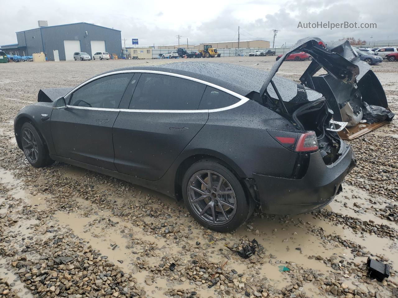 2019 Tesla Model 3  Black vin: 5YJ3E1EA9KF324672