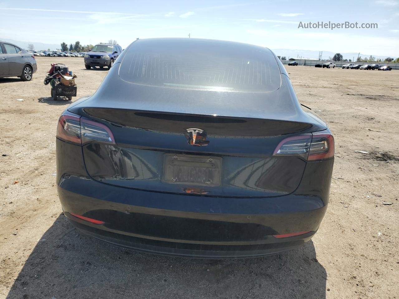 2019 Tesla Model 3  Black vin: 5YJ3E1EA9KF325109