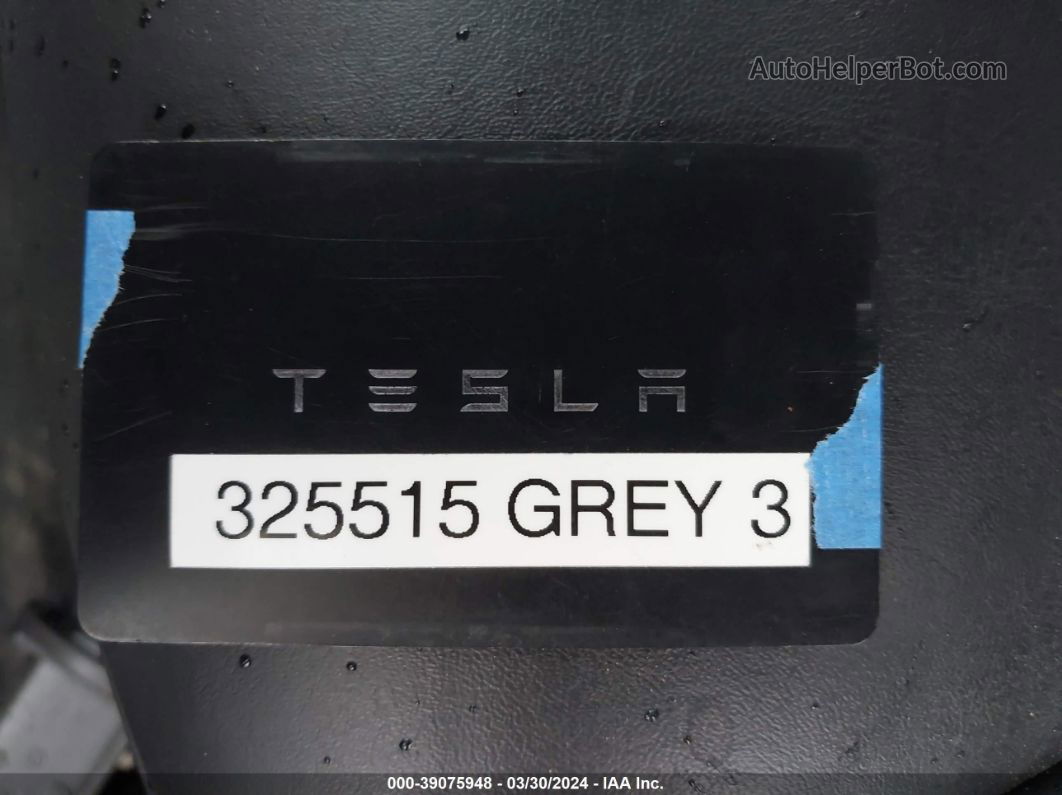 2019 Tesla Model 3 Long Range/mid Range/standard Range/standard Range Plus Gray vin: 5YJ3E1EA9KF325515