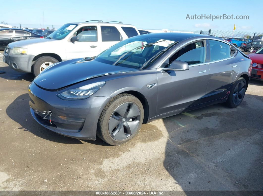 2019 Tesla Model 3 Long Range/mid Range/standard Range/standard Range Plus Gray vin: 5YJ3E1EA9KF325756