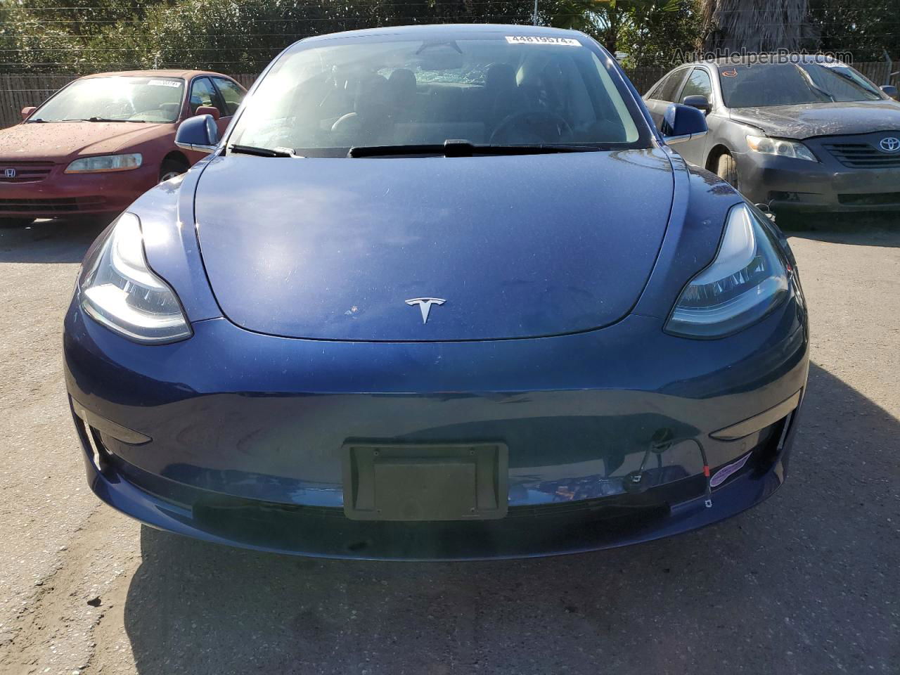 2019 Tesla Model 3  Blue vin: 5YJ3E1EA9KF326146