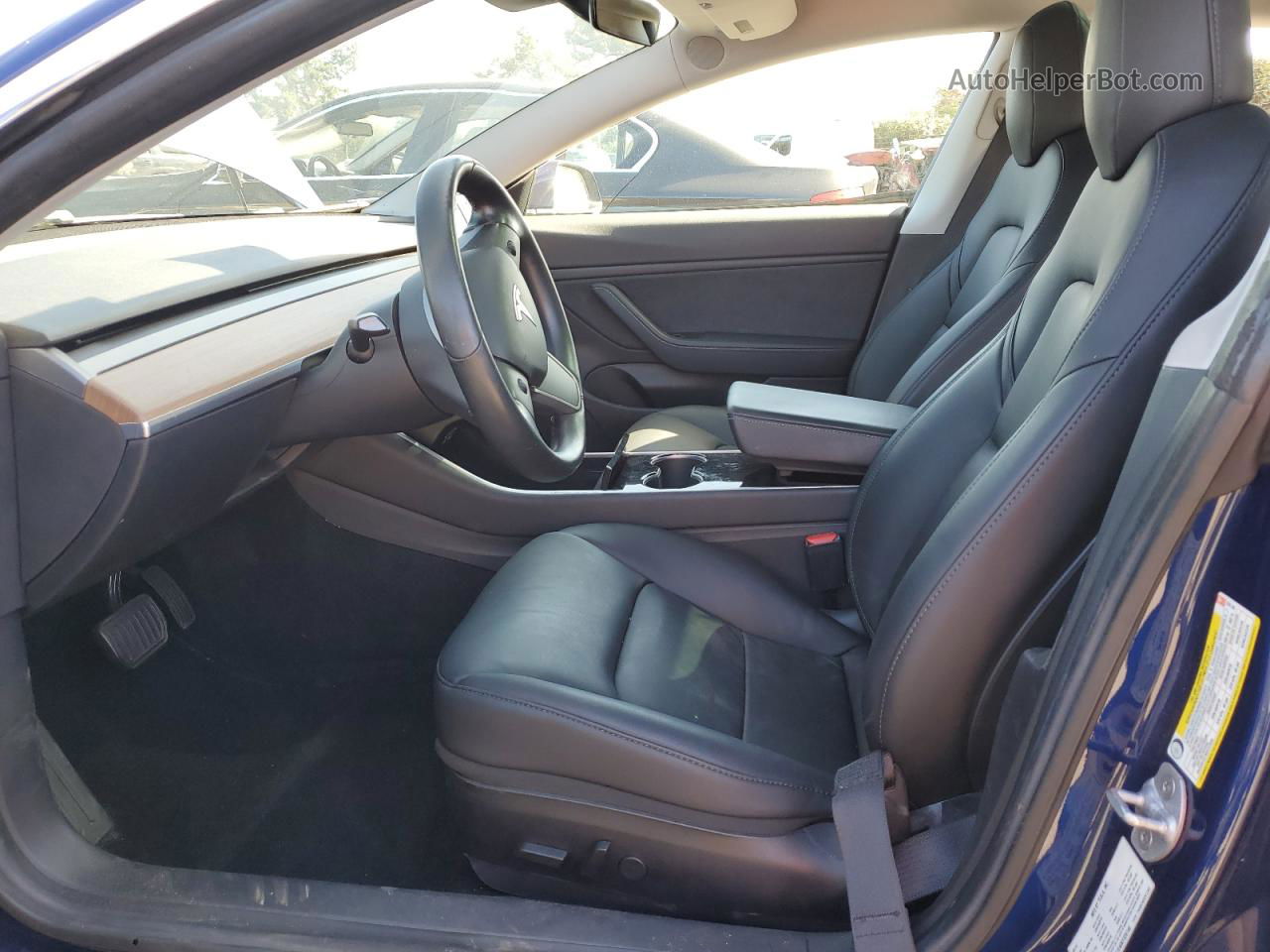 2019 Tesla Model 3  Blue vin: 5YJ3E1EA9KF326146