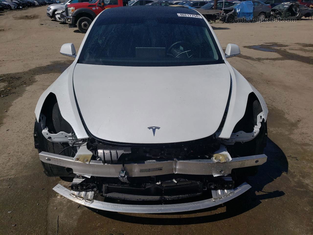 2019 Tesla Model 3  Белый vin: 5YJ3E1EA9KF397184