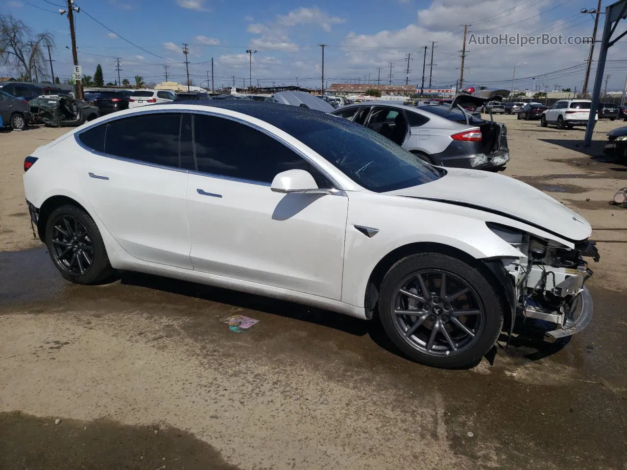 2019 Tesla Model 3  White vin: 5YJ3E1EA9KF397184