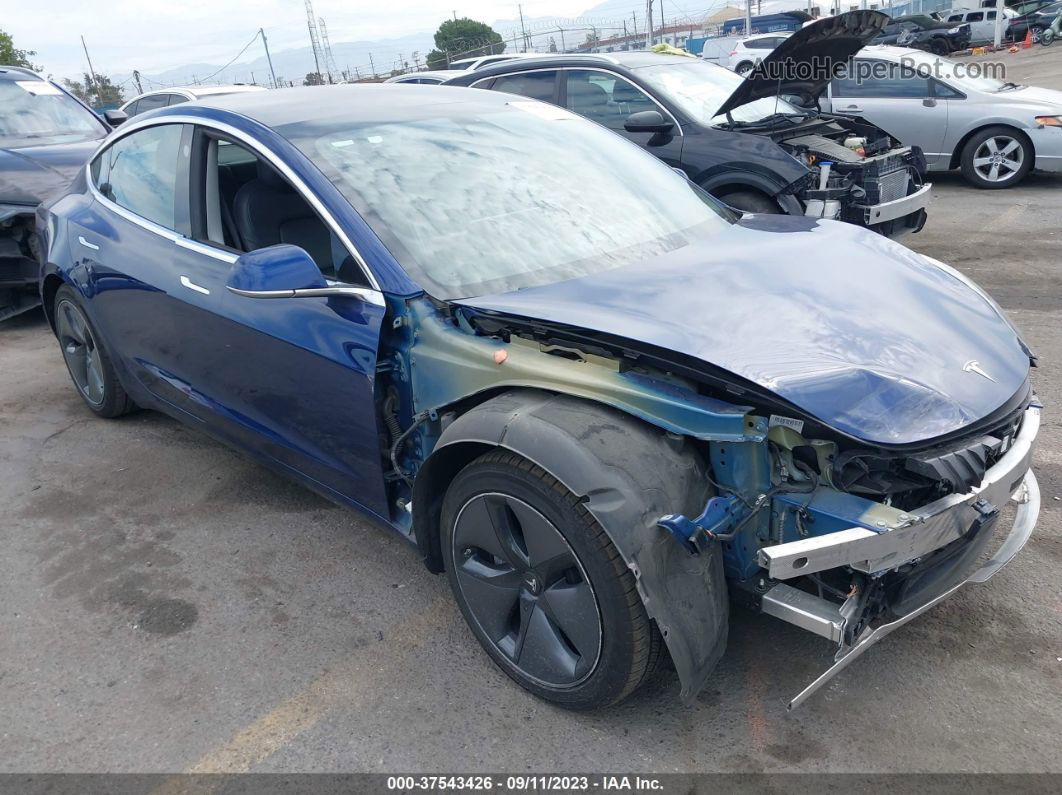 2019 Tesla Model 3 Range Синий vin: 5YJ3E1EA9KF400861