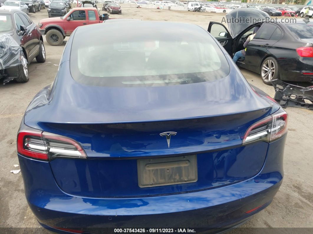 2019 Tesla Model 3 Range Синий vin: 5YJ3E1EA9KF400861