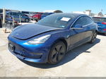 2019 Tesla Model 3 Blue vin: 5YJ3E1EA9KF411813