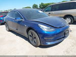 2019 Tesla Model 3 Blue vin: 5YJ3E1EA9KF411813