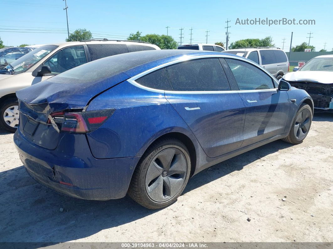 2019 Tesla Model 3 Blue vin: 5YJ3E1EA9KF411813