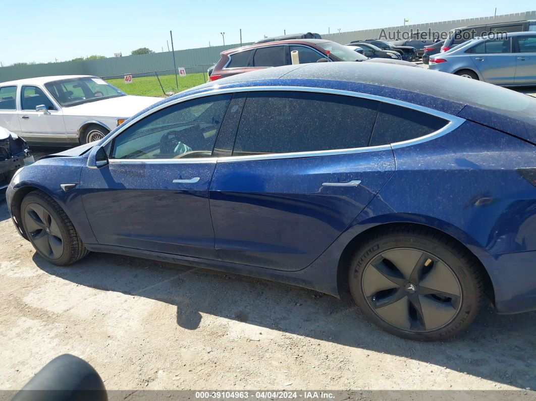 2019 Tesla Model 3 Blue vin: 5YJ3E1EA9KF411813