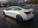 2019 Tesla Model 3  White vin: 5YJ3E1EA9KF417739