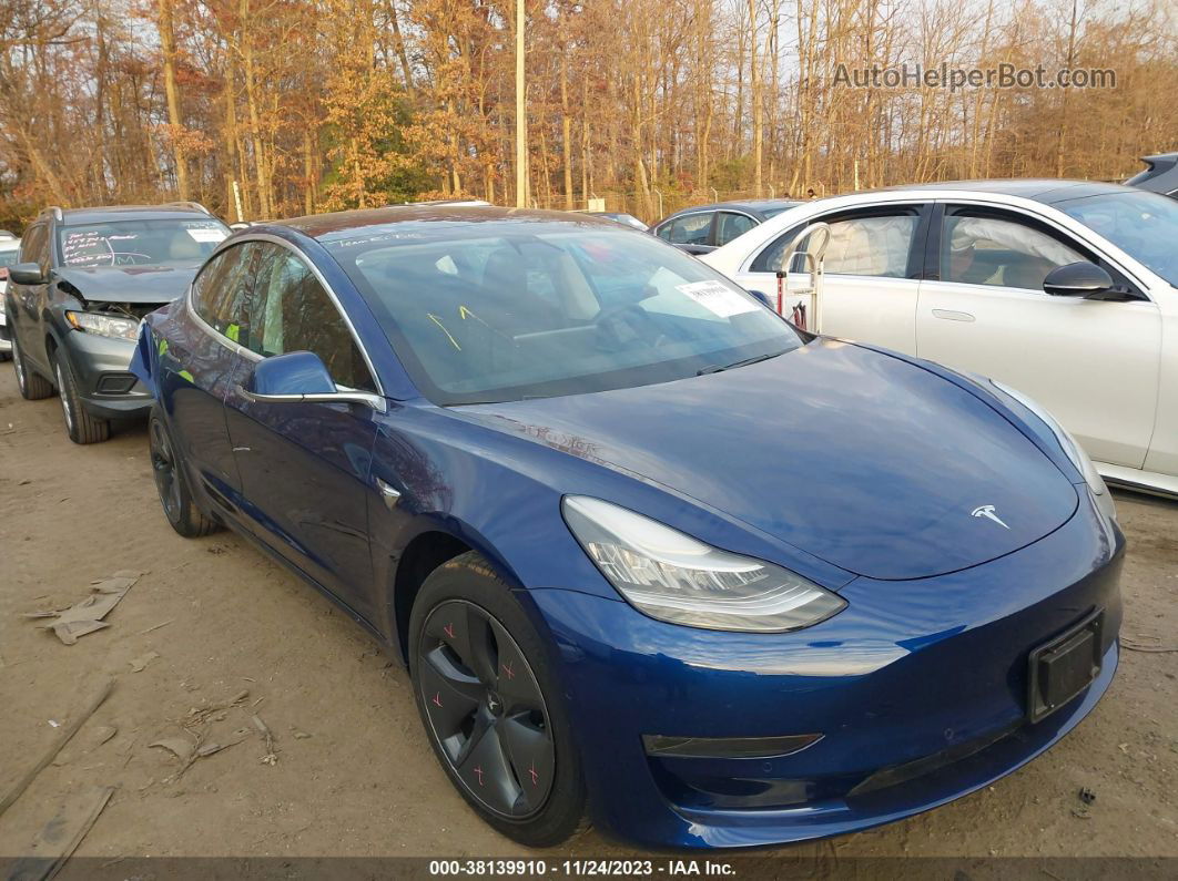 2019 Tesla Model 3 Mid Range/standard Range/standard Range Plus/long Range Blue vin: 5YJ3E1EA9KF427199