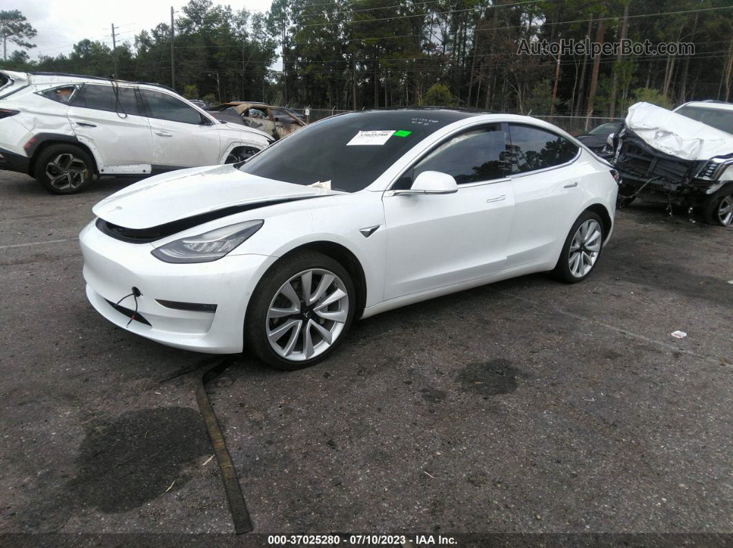 2019 Tesla Model 3 Mid Range/standard Range/standard Range Plus/long Range White vin: 5YJ3E1EA9KF466505